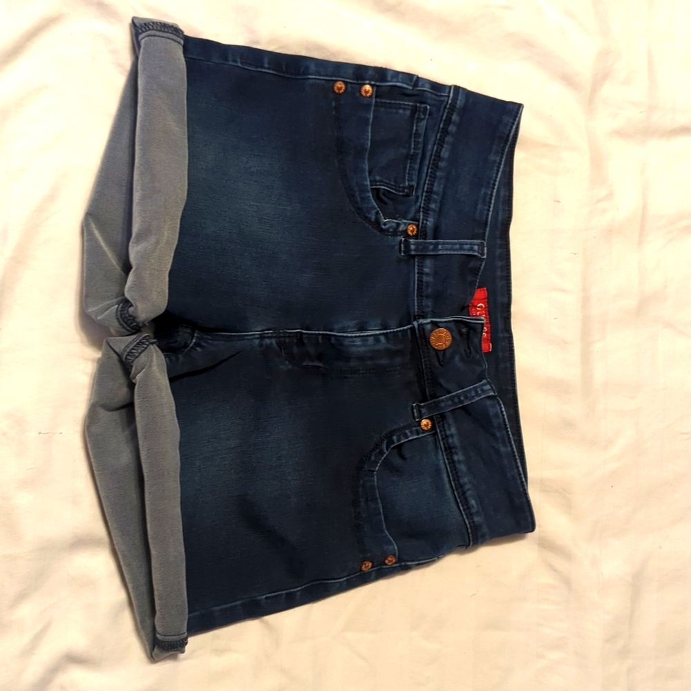 Guess dark blue jean shorts US 27